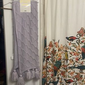 Lilac throw